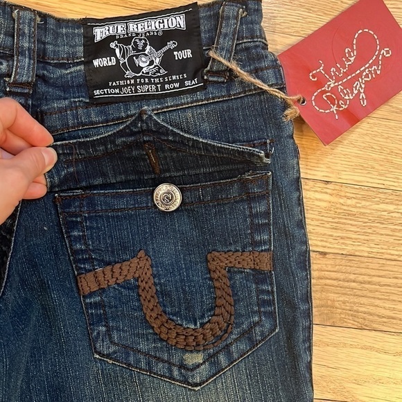 NEW True Religion Joey Super T Jeans SIZE 26 flare leg - Picture 10 of 10